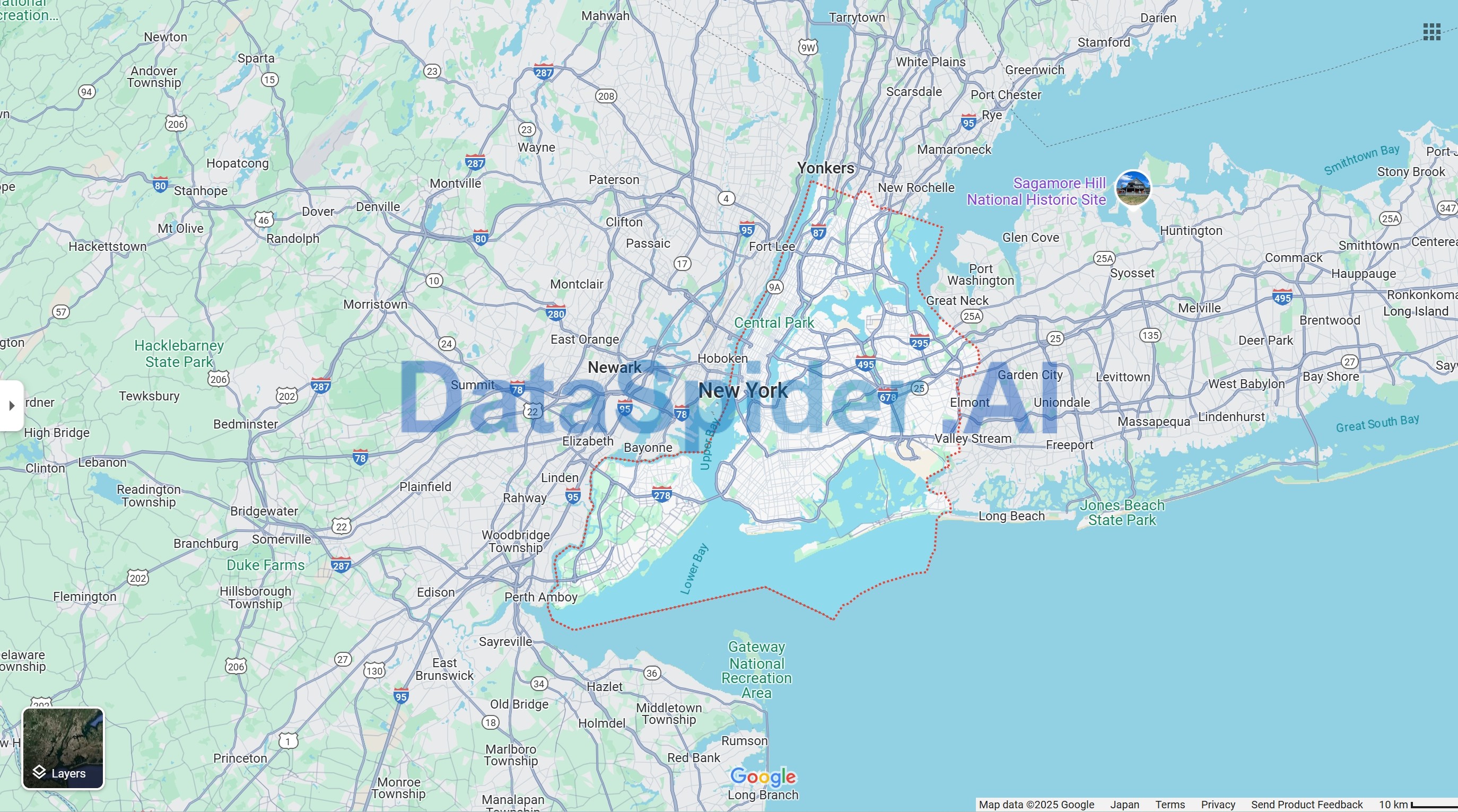 scrape address data from google maps